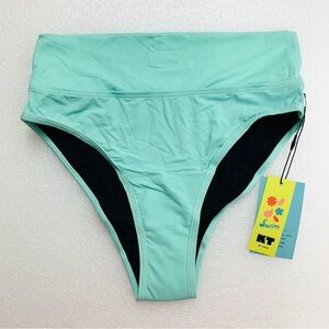Knix Teen Leakproof High Rise Bikini Swim Bottom - Mint